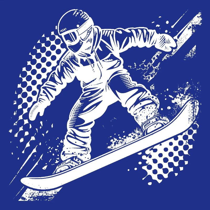 Dessin de snowboarder