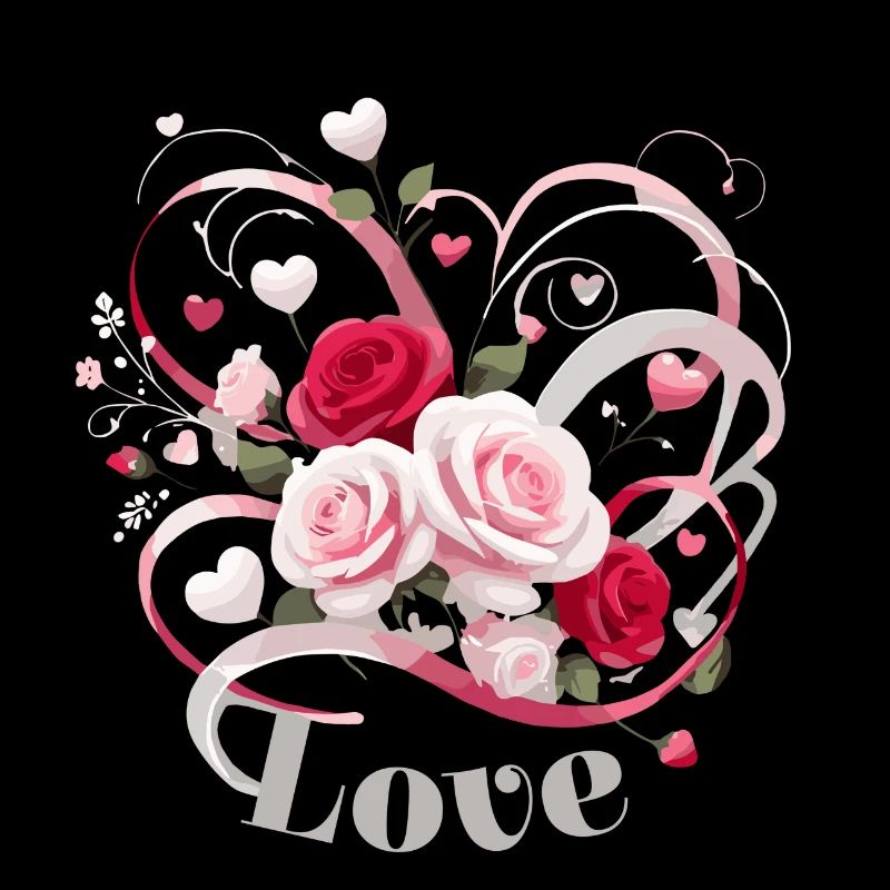 Liebe Valentinstag Rosen