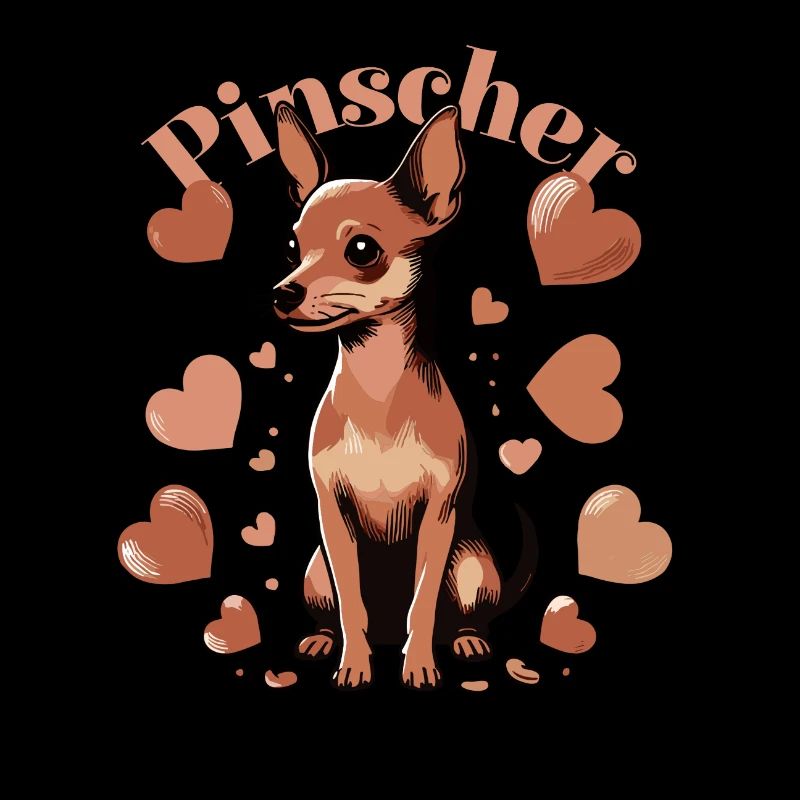 Hund Pinscherliebe