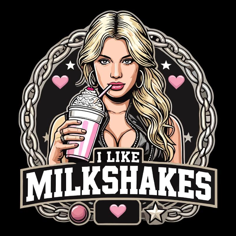Milchshake blonde Frau Blondine Geschenk