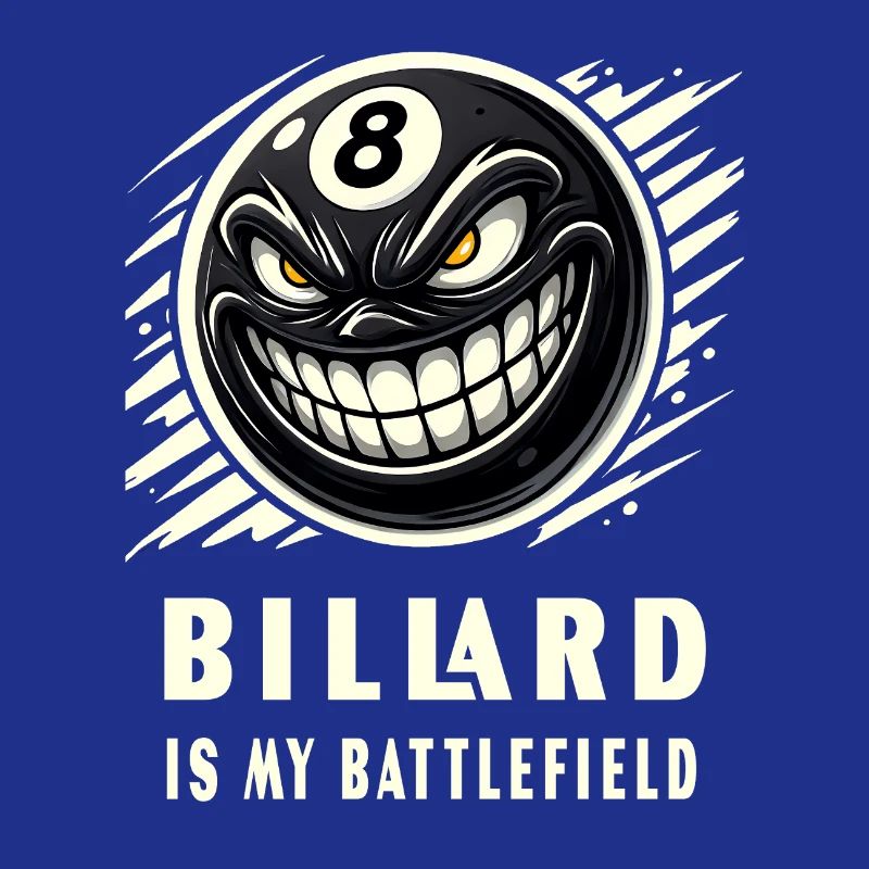 Le billard est mon champ de bataille