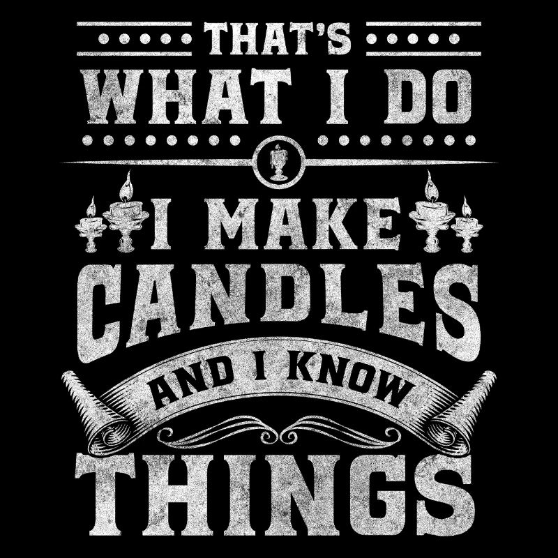 Candle maker hobby romantic decoration