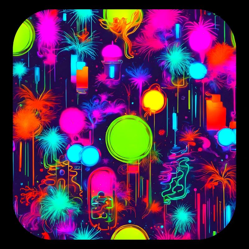 Neon Party UV Electro House Style