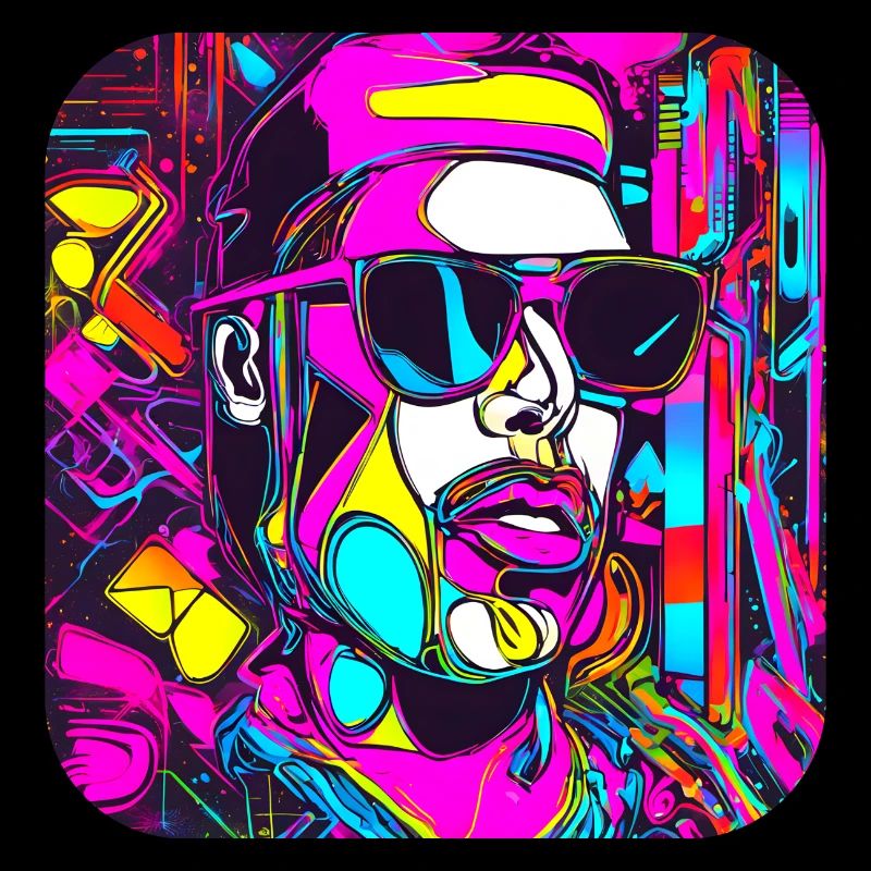 Style néon UV Glow Party tendance