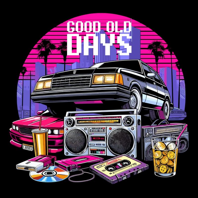 Good Old Times Cassette 90s Retro Gift