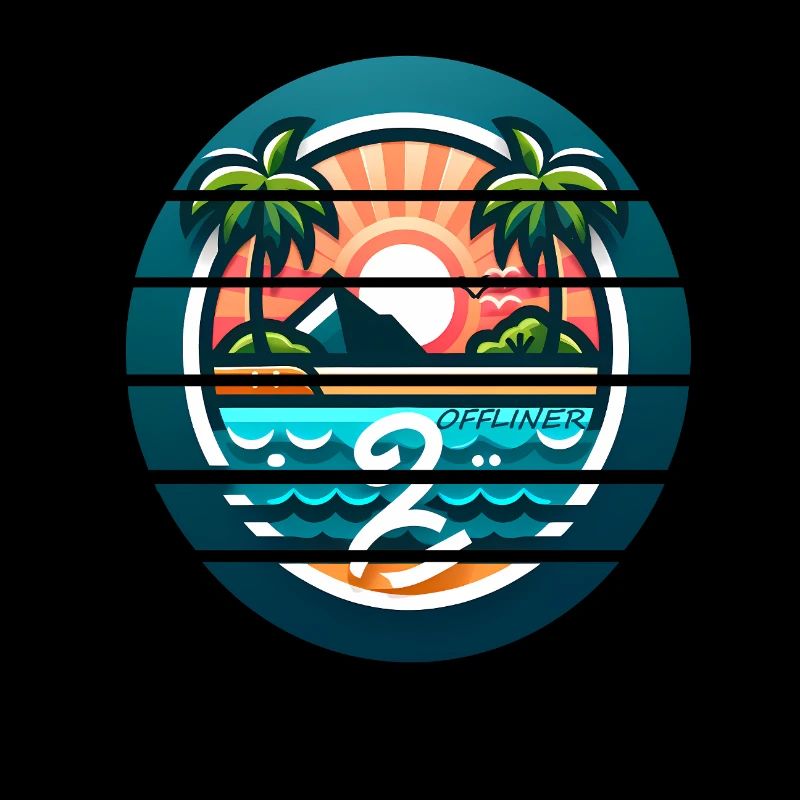 Palm Island coloré Offliner