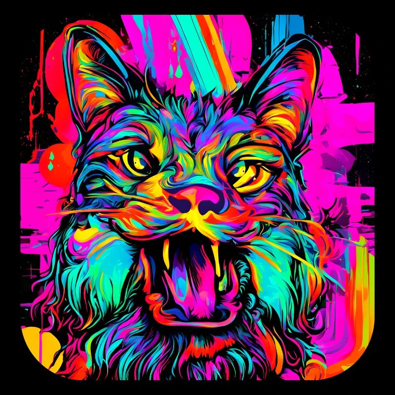 Couleurs néon Coloré Style créatif Lueur