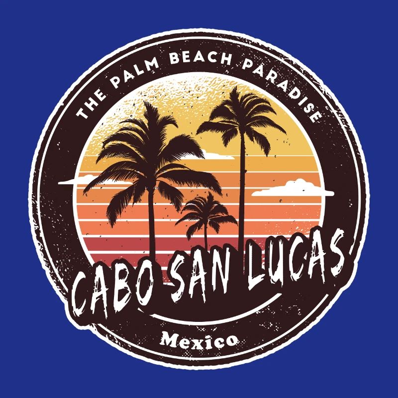 Cabo San Lucas Mexico Palm Trees Beach Design