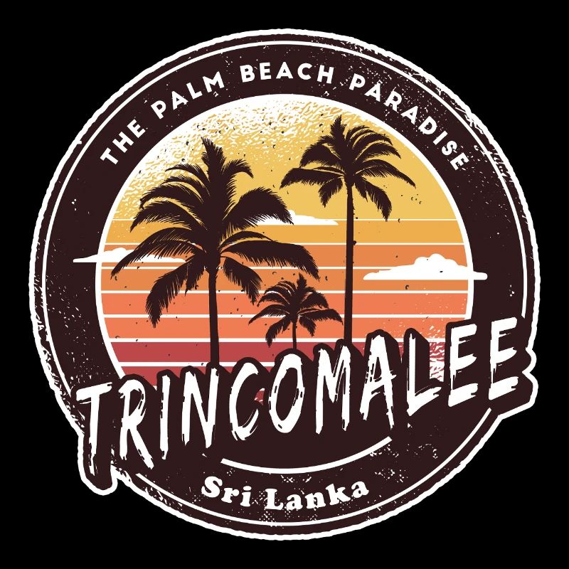 Trincomalee Sri Lanka Vintage Design