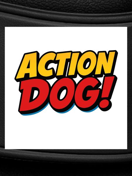 Action Dog Comic Style