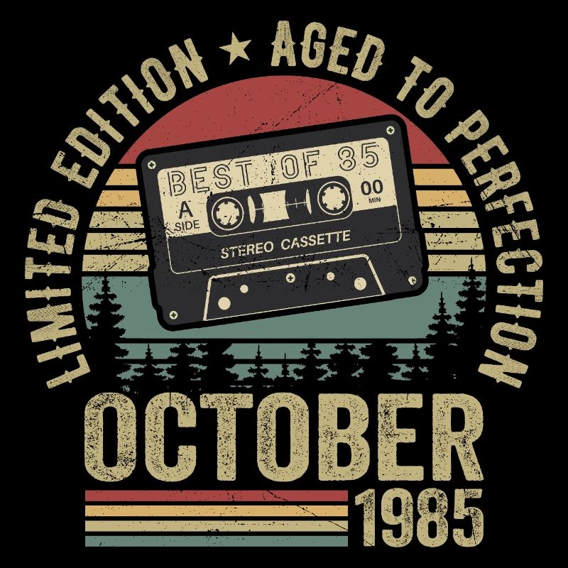 Oldtimer Oktober 1985 Geburtstag Geschenk Oktober
