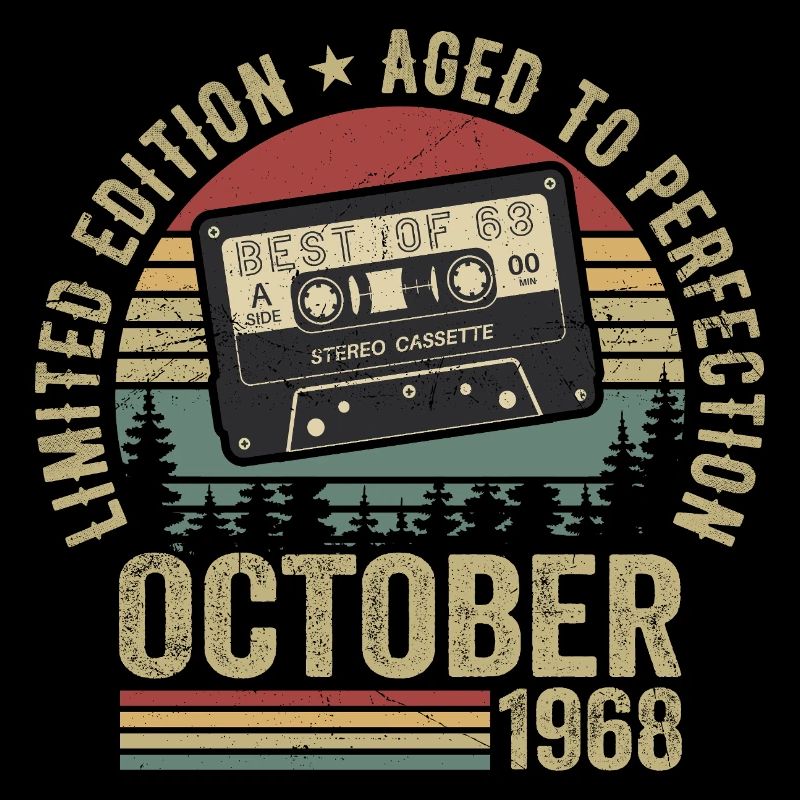 Oldtimer Oktober 1968 Geburtstag Geschenk Oktober
