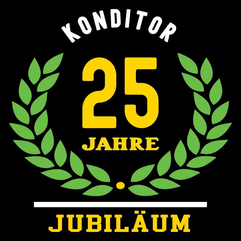 Confectioner Anniversary 25 Years 25th Anniversary
