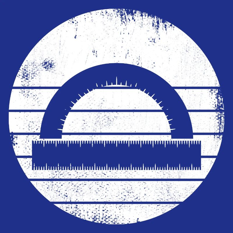Semi-circular protractor