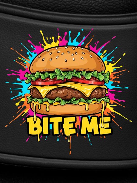 Popart Burger Bite Me 