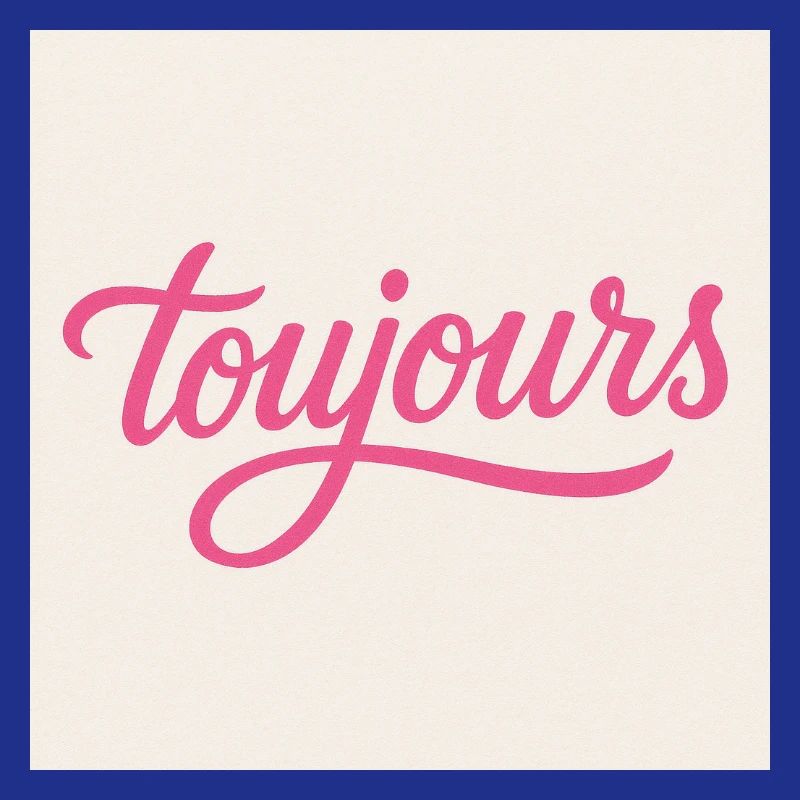 Toujours Pink Script