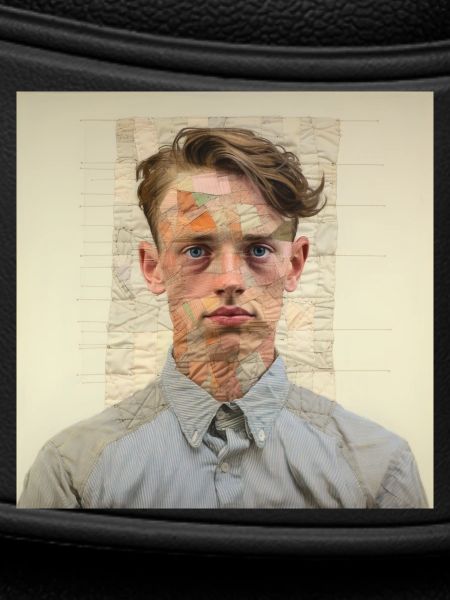 Patchwork-Portraet Collage