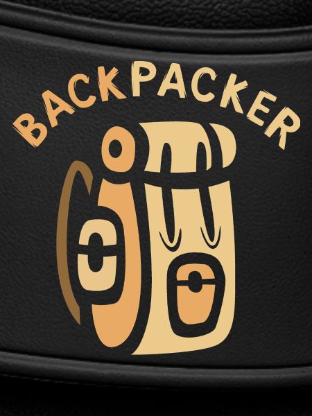 Backpacker Comic Rucksack Design