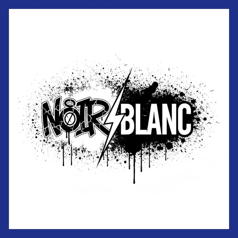 Nord Blanc Graffiti Éclair