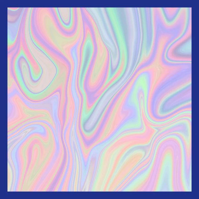 Iridescent Abstract Liquid Pastel Pattern