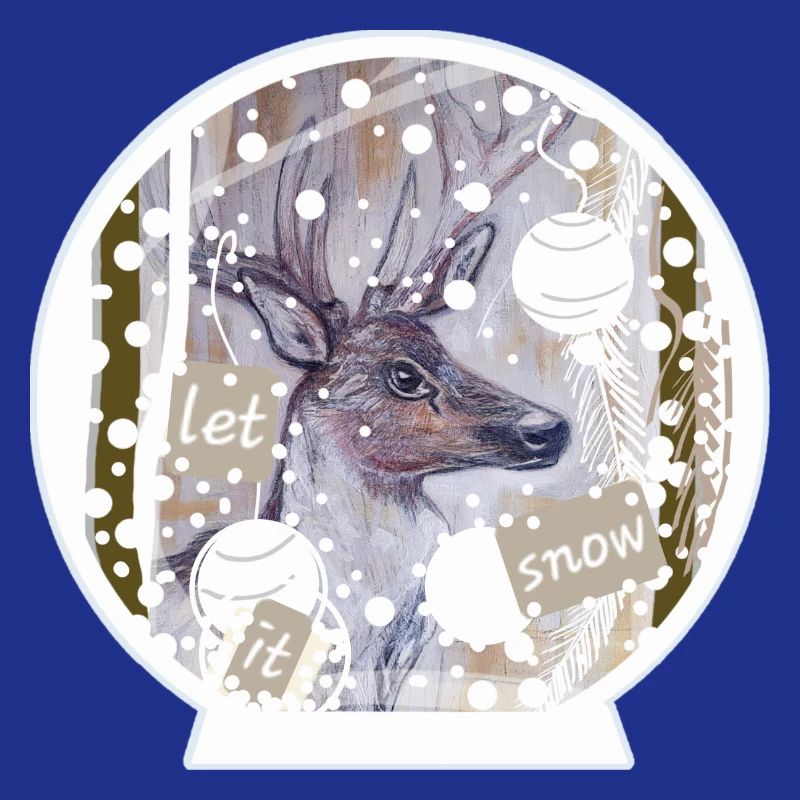 Snow Globe Deer