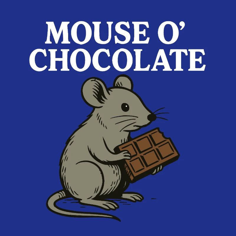 Mouse o'Chocolate Funny Pun Mouse