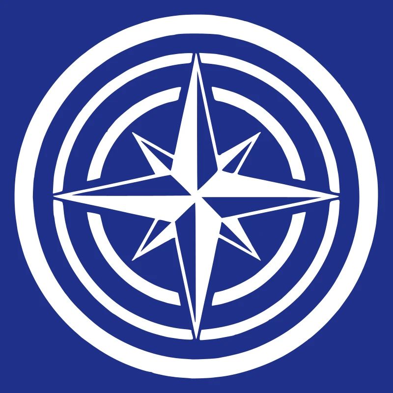 Compass Wind Rose Circle Navigation Clean