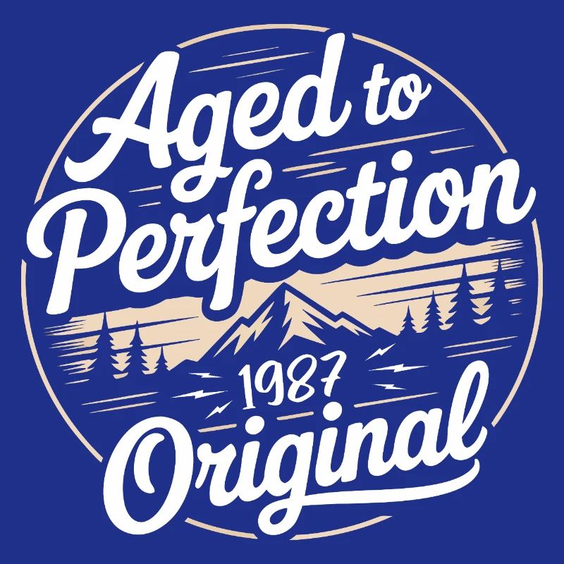 Jahrgang 1987 geboren Retro Original 1987