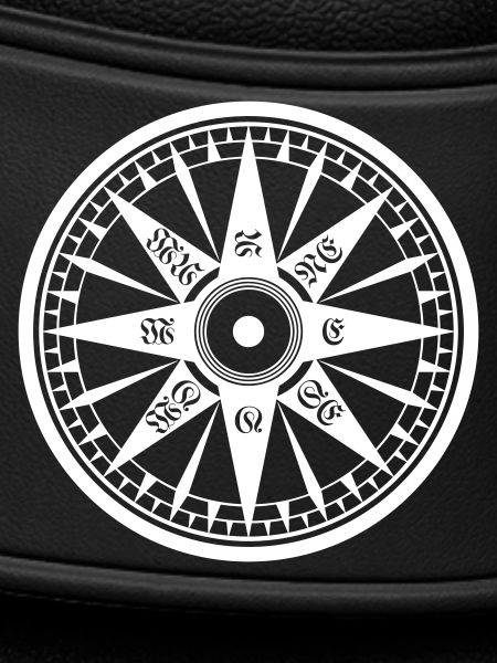 Kompass / Compass – Windrose, Schiffskompass