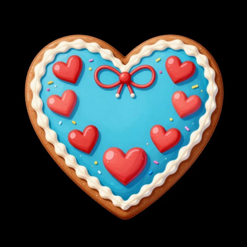 Lebkuchenherz Herz Geschenk Valentinstag