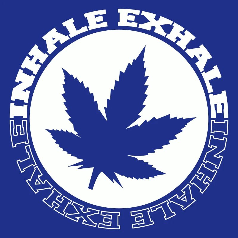 Cannabis Leaf Round Logo