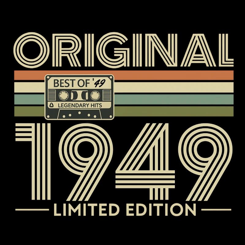 Original 1949 Édition Limitée Retro