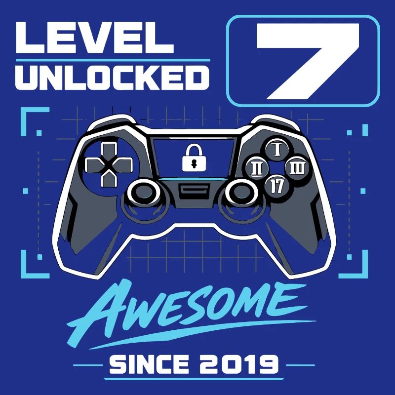 Level 7 Unlocked Gaming Gift Boys