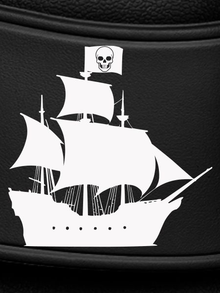 Pirate Ship Silhouette