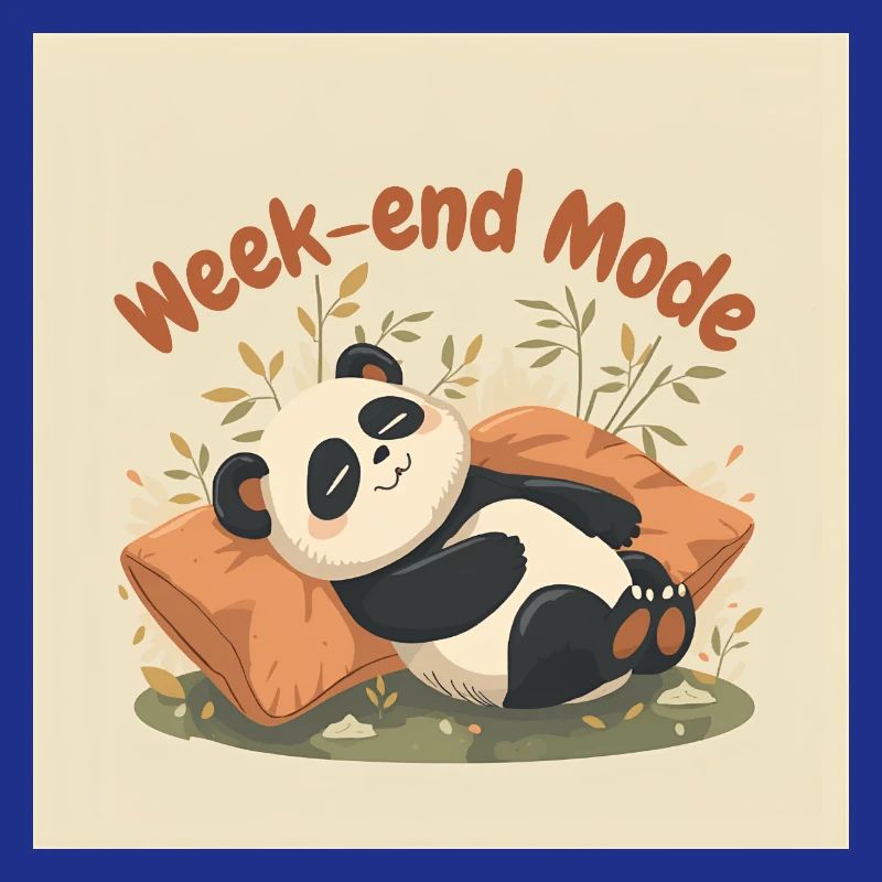 Panda Week-end Mode Relax