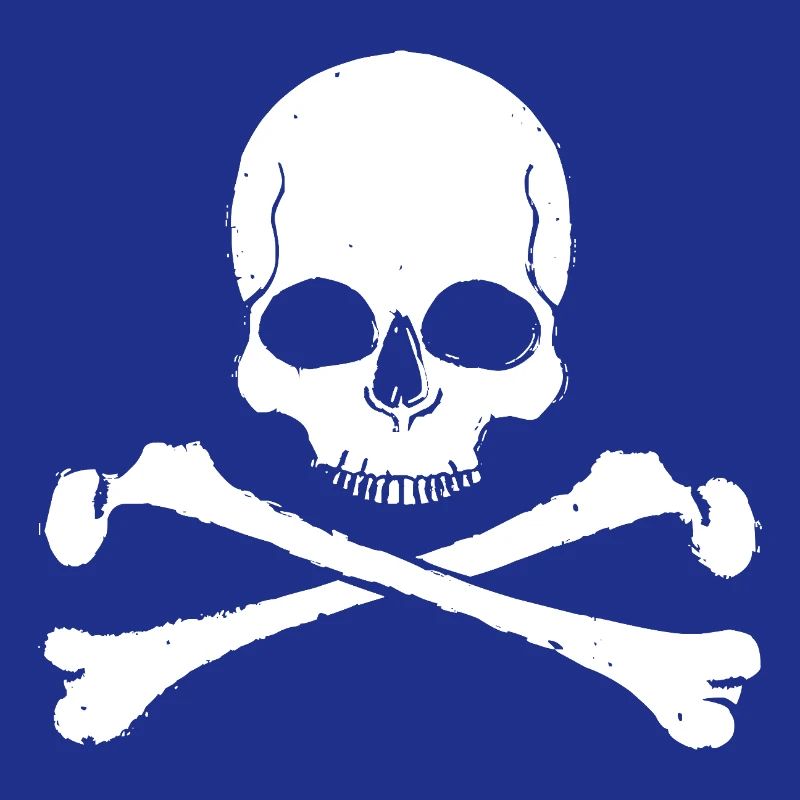 Skull Cross Pattern Skull