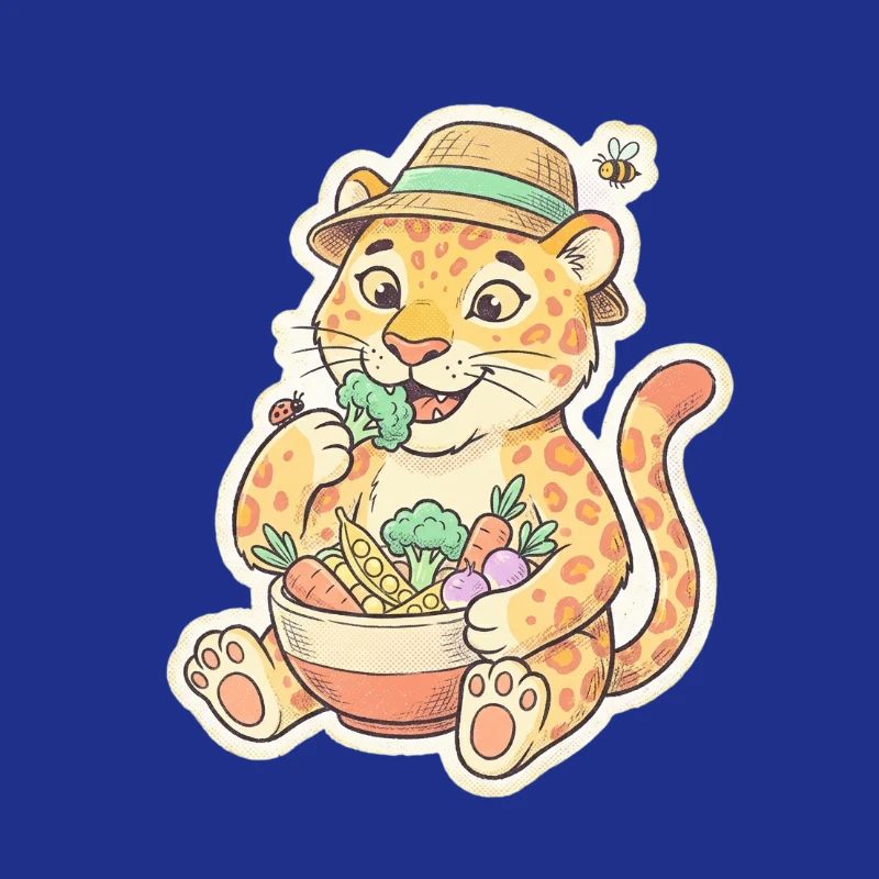 Leopard Kit with Vegetable Basket