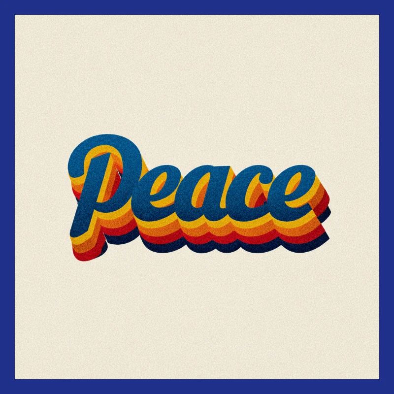 70er Peace Design