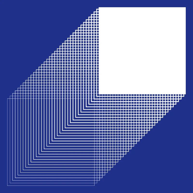 Bold square bauhaus design