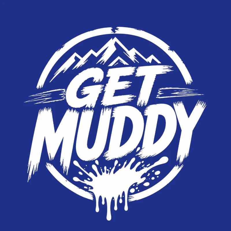 Get Muddy - White Logo