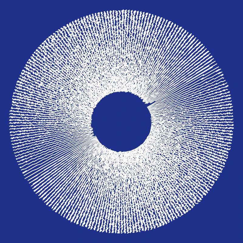 Iris-Ringburst-Radialmuster