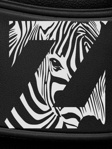 Zebra Mix Mono White