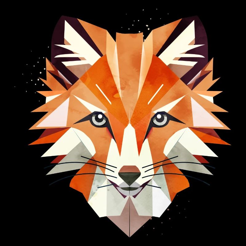 Fascinating fox in warm colours