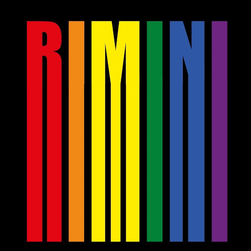 Rimini Rainbow Pride Cadeau Vacances Mer