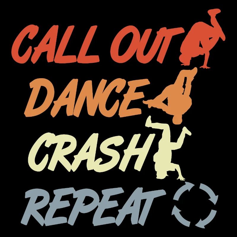 Citation de breakdance vintage