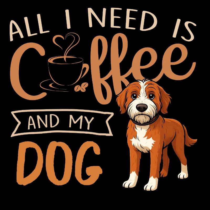 Coffee, dog and me