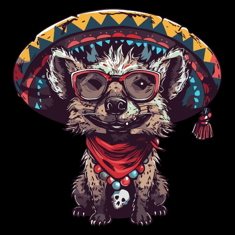 Hyène Drôle Sombrero