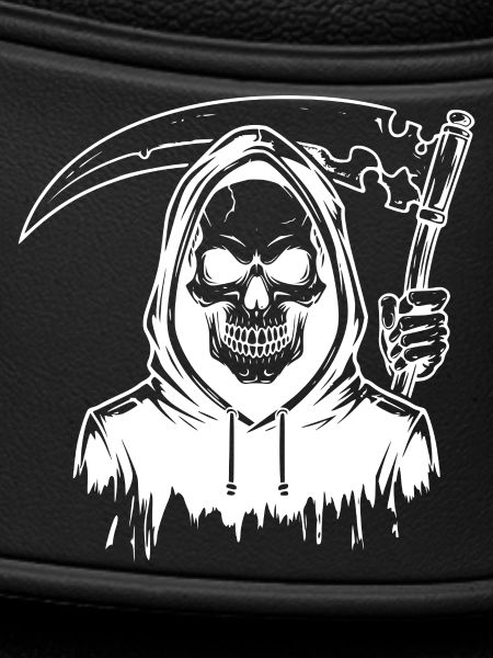 Grim Reaper Skull Design