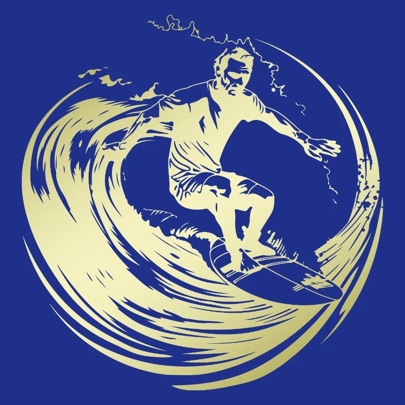 Silhouette de surfeur Surf