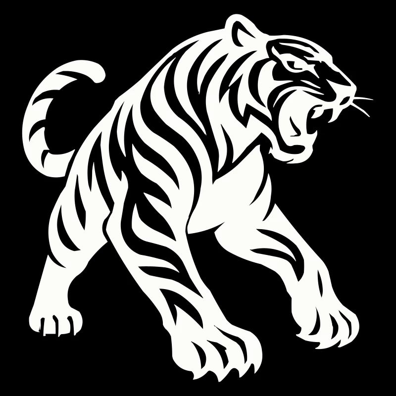 Tiger Silhouette